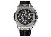 HUBLOT与FERRARI推出 联名鈦合金手表