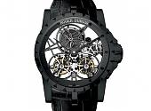 ROGER DUBUIS 轻量化 鏤空双陀飞轮