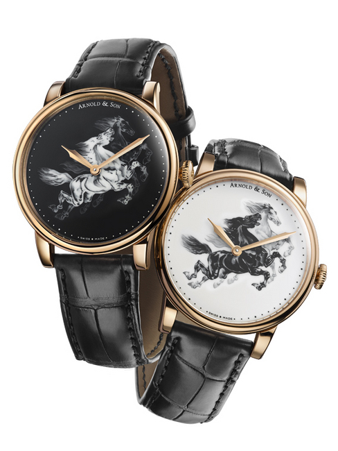 Arnold Son微绘骏马奔驰美态 世界腕表world Wrist Watch