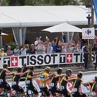TISSOT形象大使劉亦菲見證環法單車賽