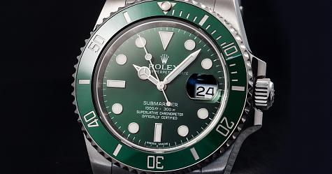 墨绿色的坚强人气 劳力士绿水鬼Submariner Date 16610