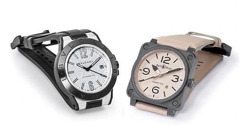 10万级陶瓷圈叁针 BELL & ROSS vs BVLGARI