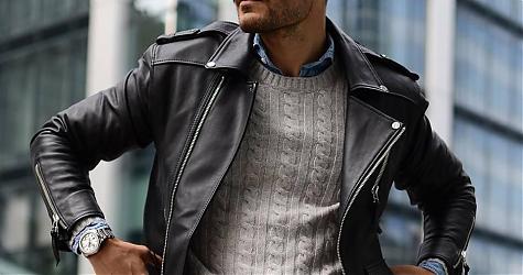 [錶搭] 黑皮衣是運動鋼錶的好朋友