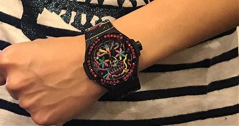 [表友分享]运动工作室郑哥最新入手的HUBLOT刺绣表