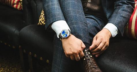 [表搭] 蓝格纹彰显男人的智慧