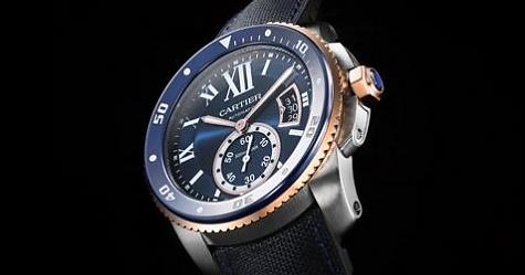 Calibre de cartier hot sale diver blue