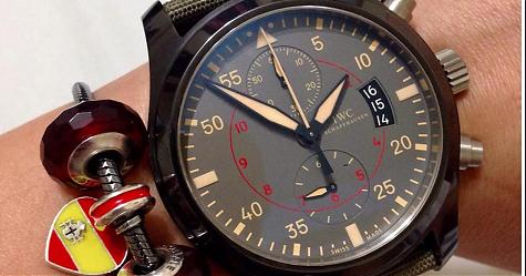 [表友分享] 纪念海外工作十年的IWC飞行计时表