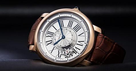 運行陀飛輪的美態 Rotonde De Cartier Astrotourbillon陀飛輪錶