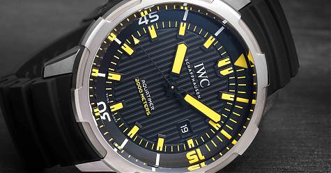 防水2000米是如何煉成的 IWC Aquatimer 2000