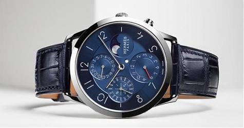 [Pre Basel 2017]爱马仕Slim d\'Hermès铂金万年历表