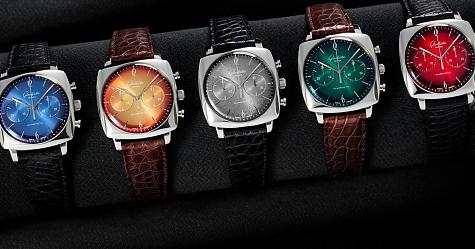 [Pre Basel 2017]格拉苏蒂原创Sixties Iconic鎏金计时码表