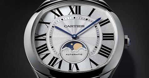 小複雜更優雅 卡地亞Drive de Cartier月相腕錶
