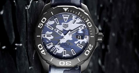 [Basel 2017]时尚军装登场！豪雅 Aquaracer Camouflage腕表