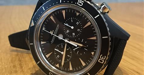 歷史遺產的新面貌 積家Deep Sea Vintage Chronograph Cermet
