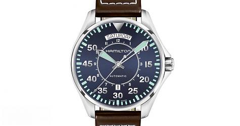 [Basel 2017]不败蓝面现身 汉米尔顿卡其飞行员双历表