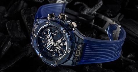 大放异彩的透明视野 HUBLOT Big Bang Unico Sapphire彩色蓝宝石腕表