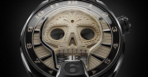 象牙面盘就是狂!HYT Skull Vida腕表
