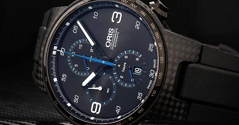 輕量化競速時計 ORIS Williams碳纖維計時碼錶