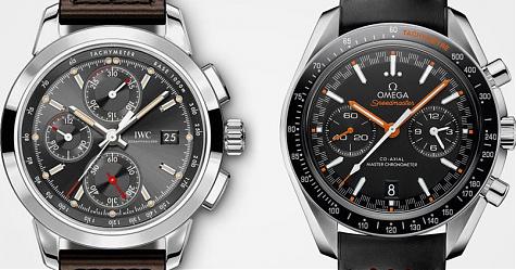 赛车计时码表   IWC工程师 vs OMEGA超霸