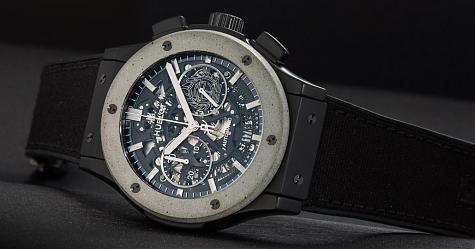 纽约艺术工业风 HUBLOT Classic Fusion混凝土腕表