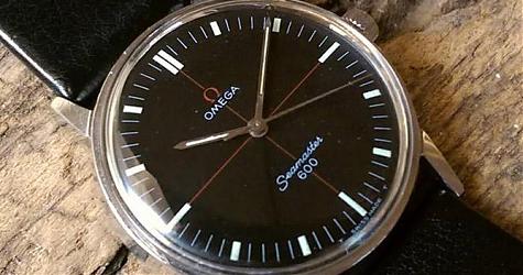 錶友分享-黑面紅十字線 OMEGA Seamaster 600