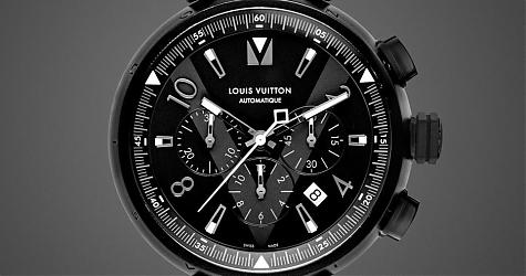 黑色型男魅力 路易威登Tambour All Black