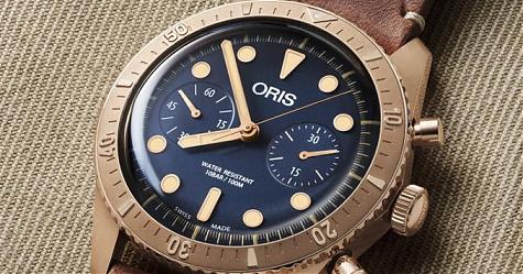 青铜控照过来 ORIS Carl Brashear限量版计时码表