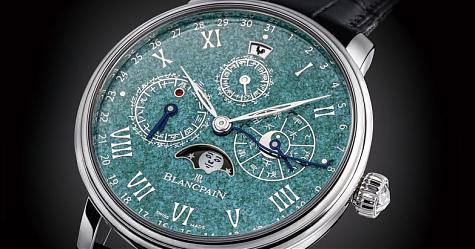 限量一只不特别才奇怪 BLANCPAIN Villeret中华年历翡翠绿珐琅腕表