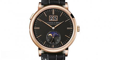 SIHH 2018:来点黑色更帅气 朗格Saxonia Moon Phase