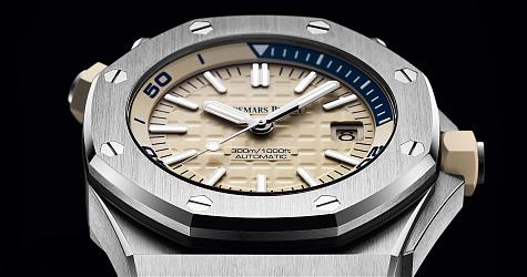 SIHH 2018:彩虹色系的视觉派 爱彼 皇家橡树离岸型潜水腕表