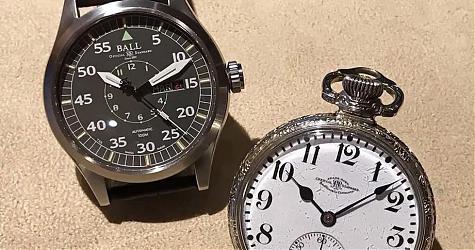 专家聊表:玩表可以很平价——BALL WATCH飞行表&铁路怀表