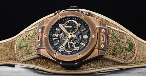 连表带也很有戏!HUBLOT Big Bang巴伐利亚青铜表