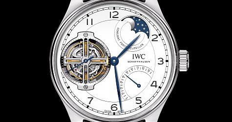 庆贺百年磅礡工艺 IWC葡萄牙恆定动力陀飞轮腕表150週年版