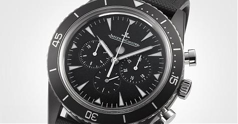 运动表的强殖装甲 积家Deep Sea Chronograph Cermet