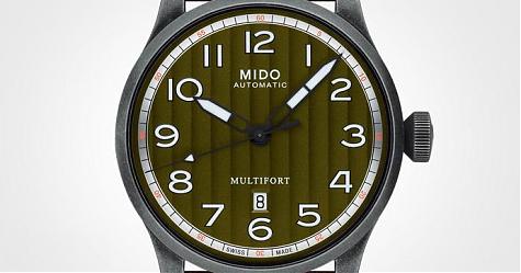 粗獷军风愈看愈喜欢 MIDO Multifort系列自动腕表