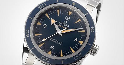 蓝面加上復刻等于受欢迎 OMEGA Seamaster 300