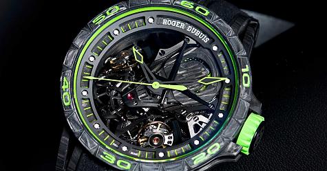 从赛车科技中找灵感 罗杰杜彼Excalibur Aventador S腕表