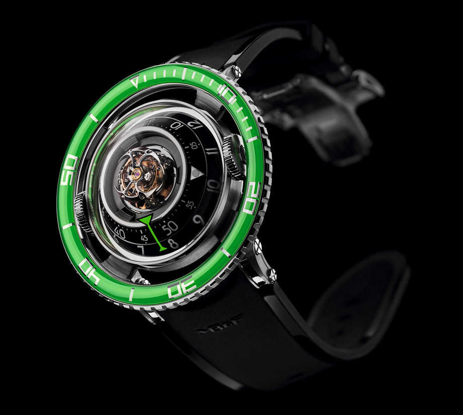 绿水母出没请留心 MB&F HM7 Aquapod腕表