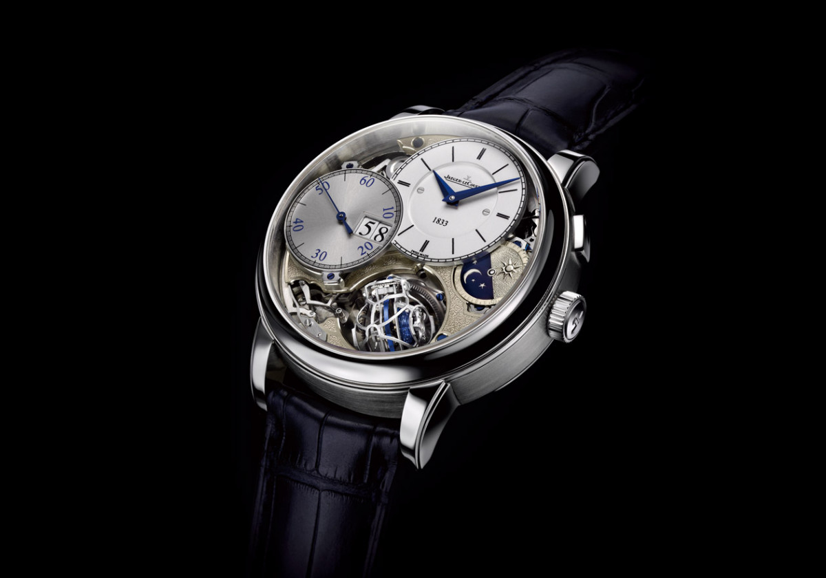 连游丝都做成球状的陀飞轮 积家Master Grande Tradition Gyrotourbillon 3 Jubilee
