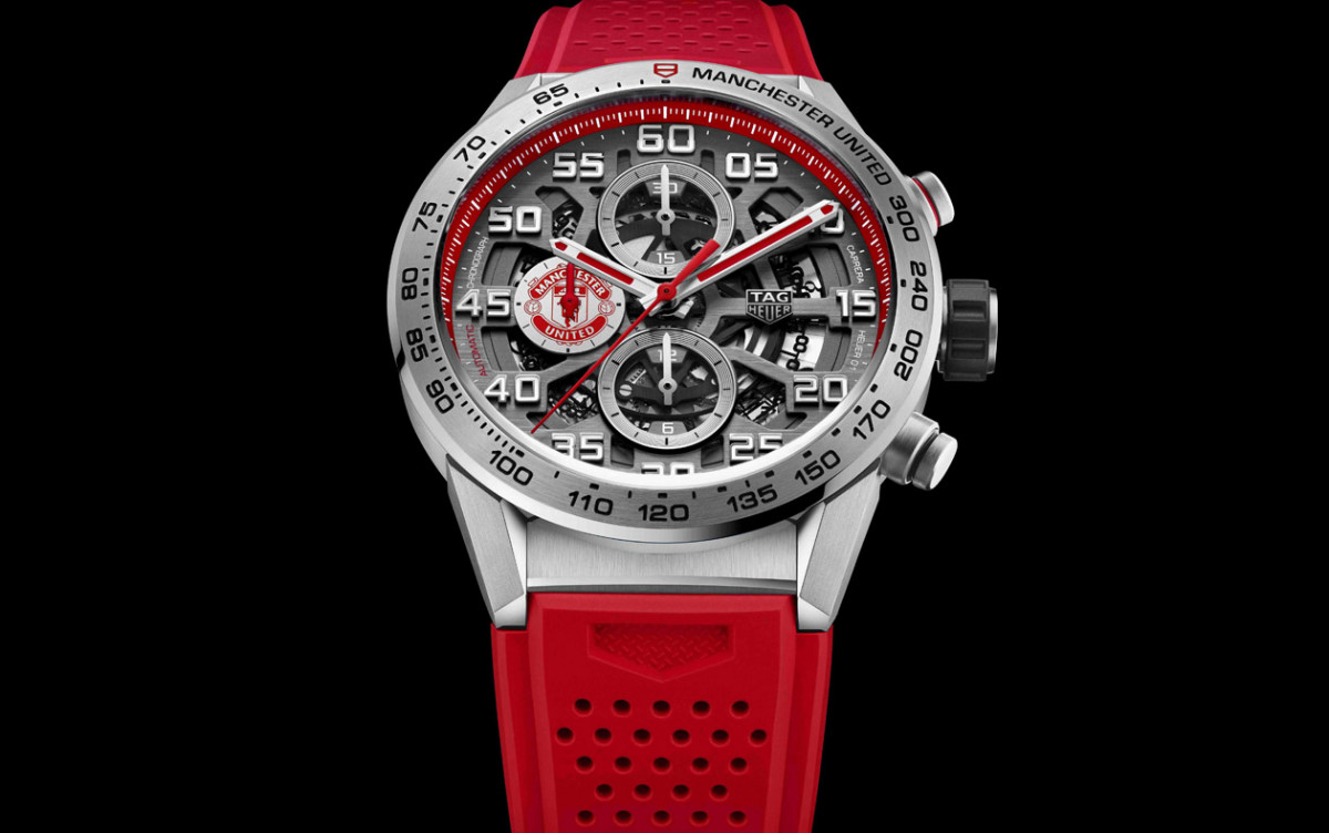 秀出你的足球狂热态度 TAG HEUER曼联特别版计时码表