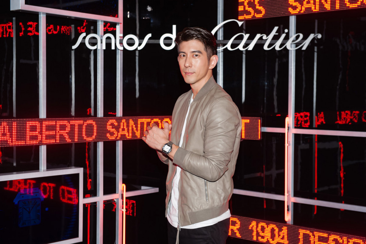 台湾也有自己的年度形象大使 卡地亚Santos腕表