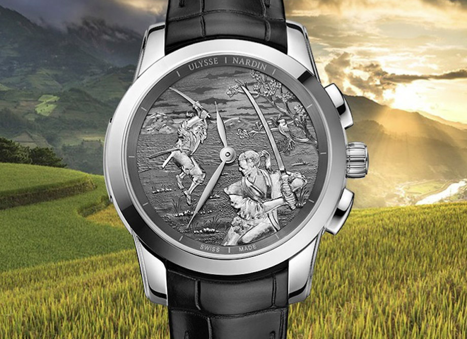 武藏和小次郎的未完待續雅典經典系列武士報時錶 世界腕錶world Wrist Watch