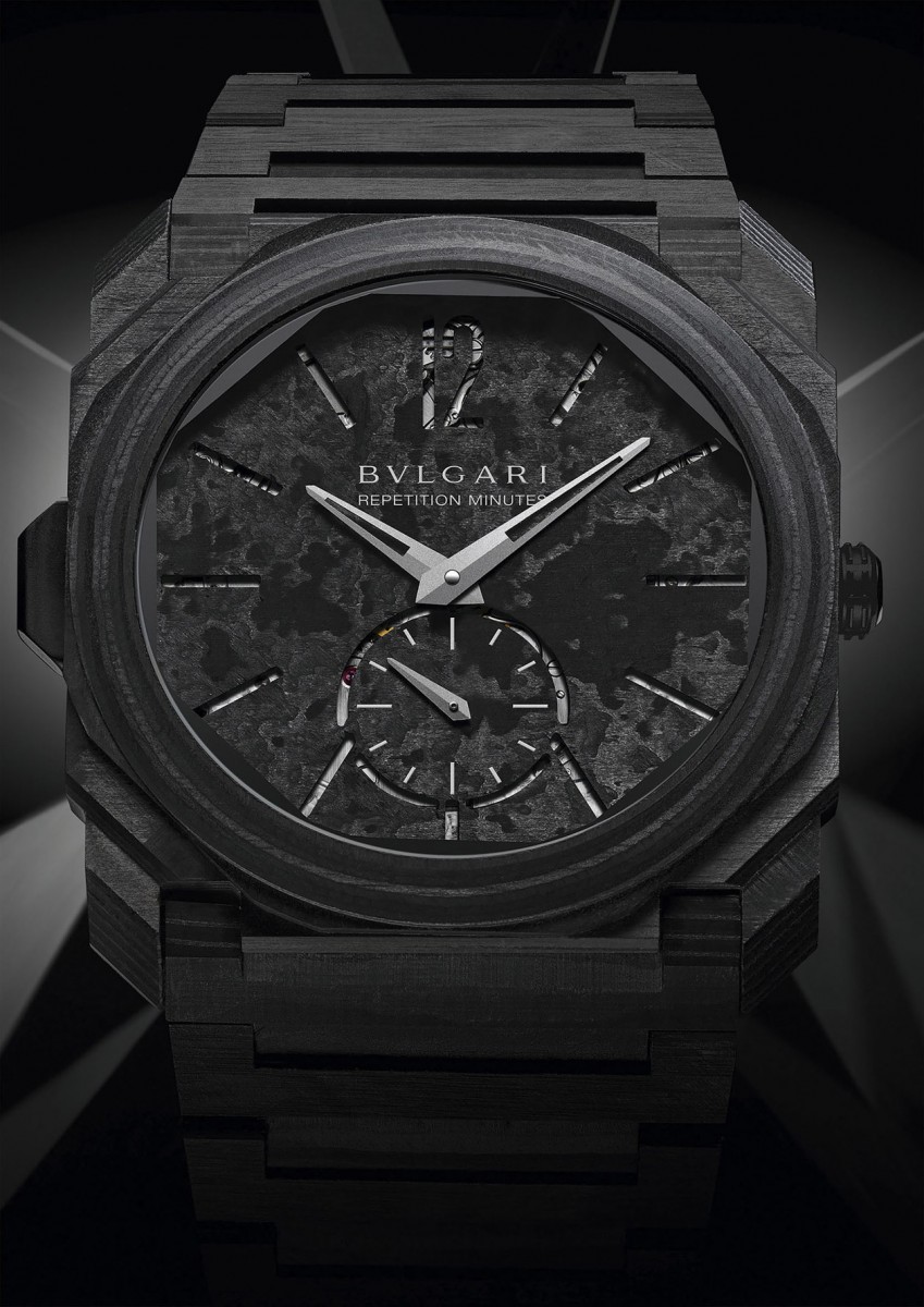 宝格丽 Octo Finissimo Minute Repeater Carbon 黑色狂潮  美声传世