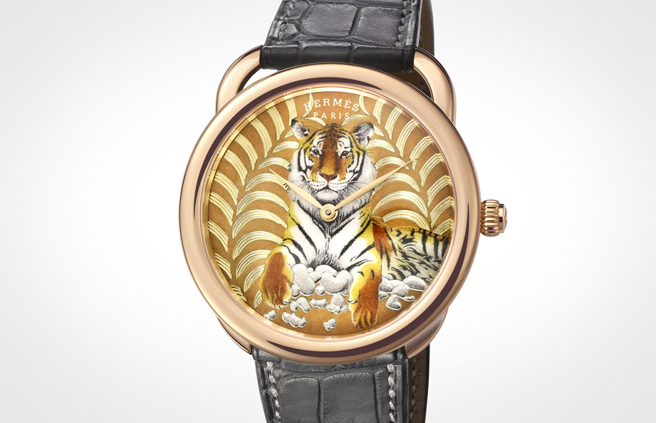 隱性的高複雜工藝 愛馬仕Arceau Tigre Royal