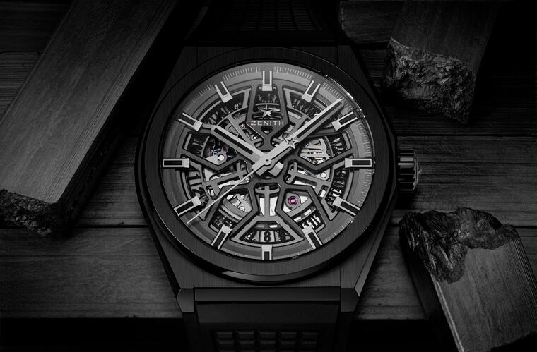 全黑看起来更时尚 真力时Defy Classic黑陶瓷