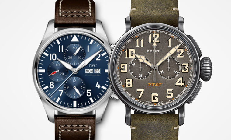 飞行计时码表 IWC vs ZENITH