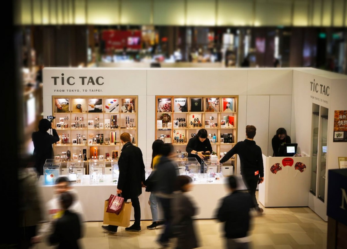 日系腕表品牌TiCTAC 台北Q Square快闪店