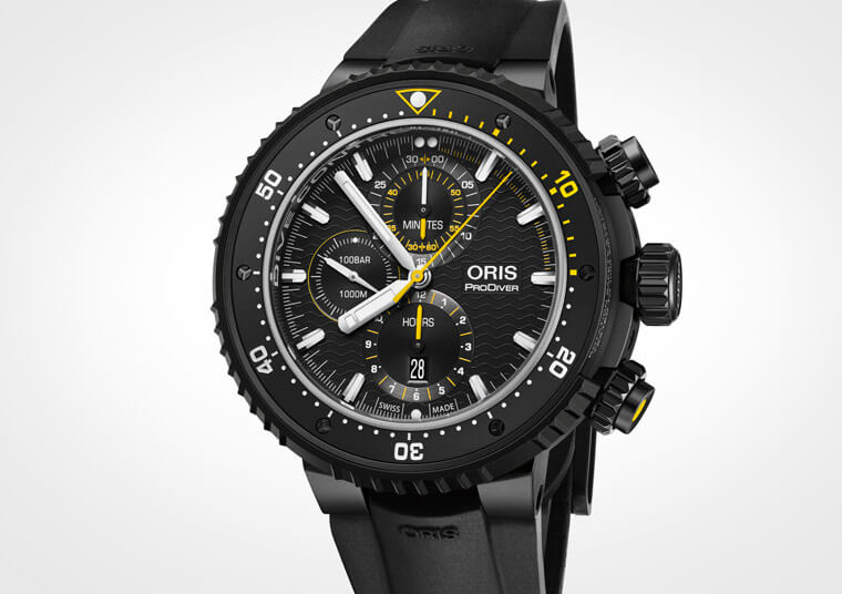 专业潜水员佩戴都绰绰有餘 ORIS Dive Control限量潜水表