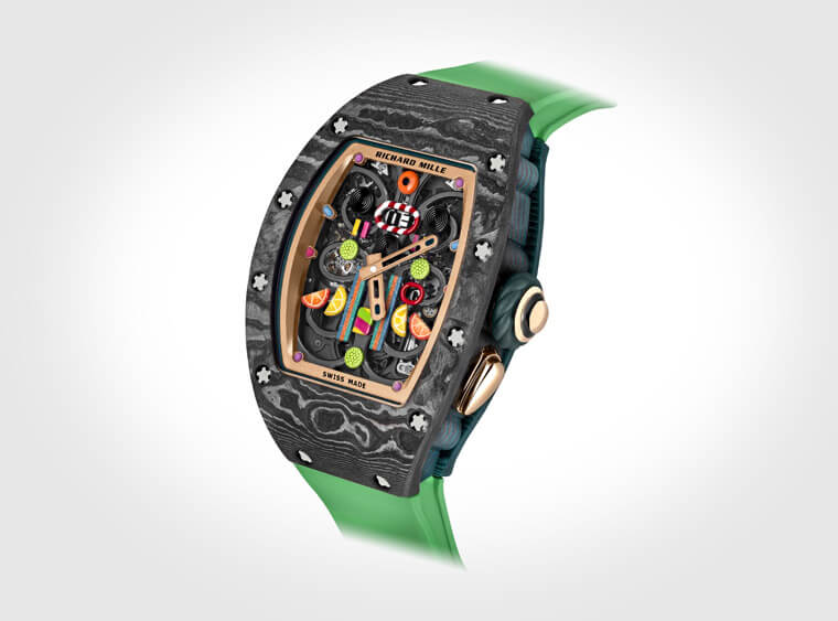 SIHH 2019:水果童趣风颠覆你的印象 RICHARD MILLE Bonbon系列RM 37-01 Kiwi