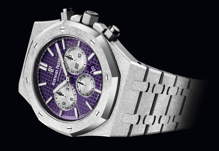 SIHH 2019:深邃高雅的选择 爱彼皇家橡树系列霜金自动上链计时码表